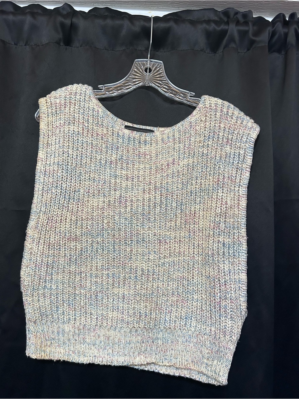 Sleeveless Multicolor Knit Tank Top